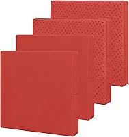 Vista 25 de Easy-Going - Paquete de 4 fundas impermeables para cojines de patio, de 22x20x4 pulgadas, fundas de repuesto antideslizantes para asientos al aire