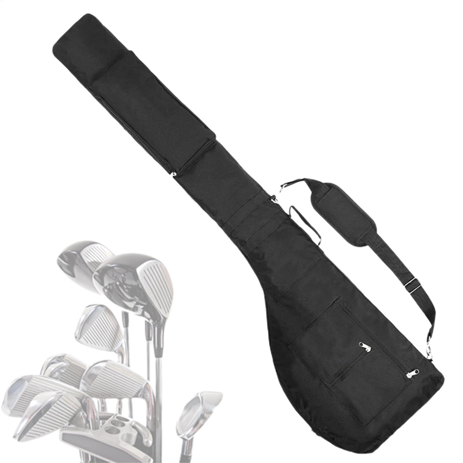 Golf Carry Bag - Golf Travel Bag | Sacca Da Golf Impermeabile, Sacca Da Golf Dal Design Ergonomico, Sacca Da Golf In Stoffa Oxford 600D, Custodia Da Viaggio Da Viaggio Da Golf Club | Impermeabili