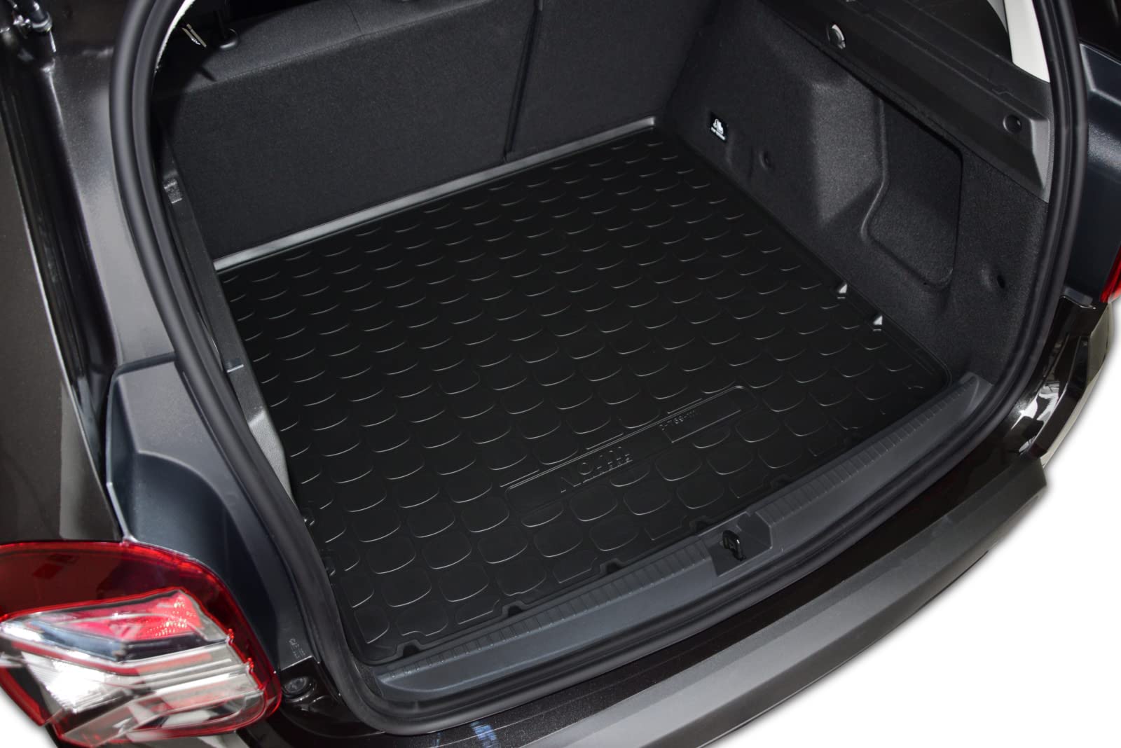 Vasca Baule In TPE Per Dacia Duster 4WD 2011-2017 - Su Misura, Antiscivolo, Inodore, Bordo Alto 4 Cm