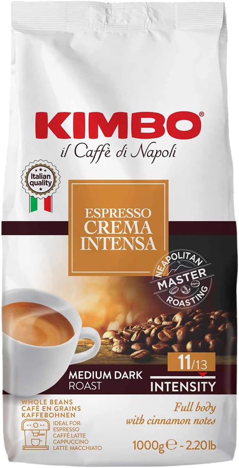 – Coffee Espresso Crema Intensa Whole Beans, Medium Dark Roast, 6 x 1kg