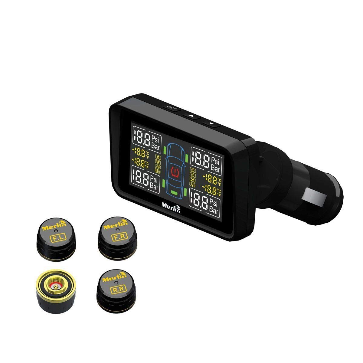 Merlin Tire Tracker, Tire Pressure Monitoring System,