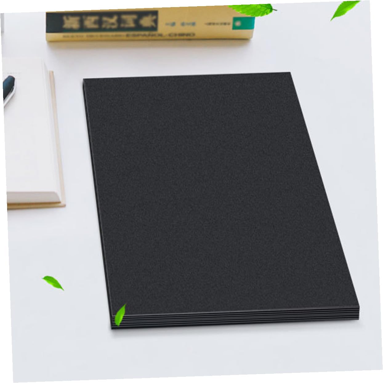Selbstgemacht Zubehörset A4 Schwarzes Papier 100 Stück 200gsm