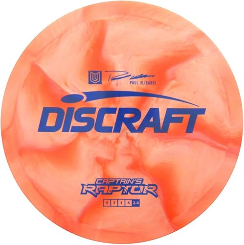 Discraft Edición limitada 2022 Paul Ulibarri Captain's Special Blend ESP Raptor Distance Driver Disco de golf Los colores variarán