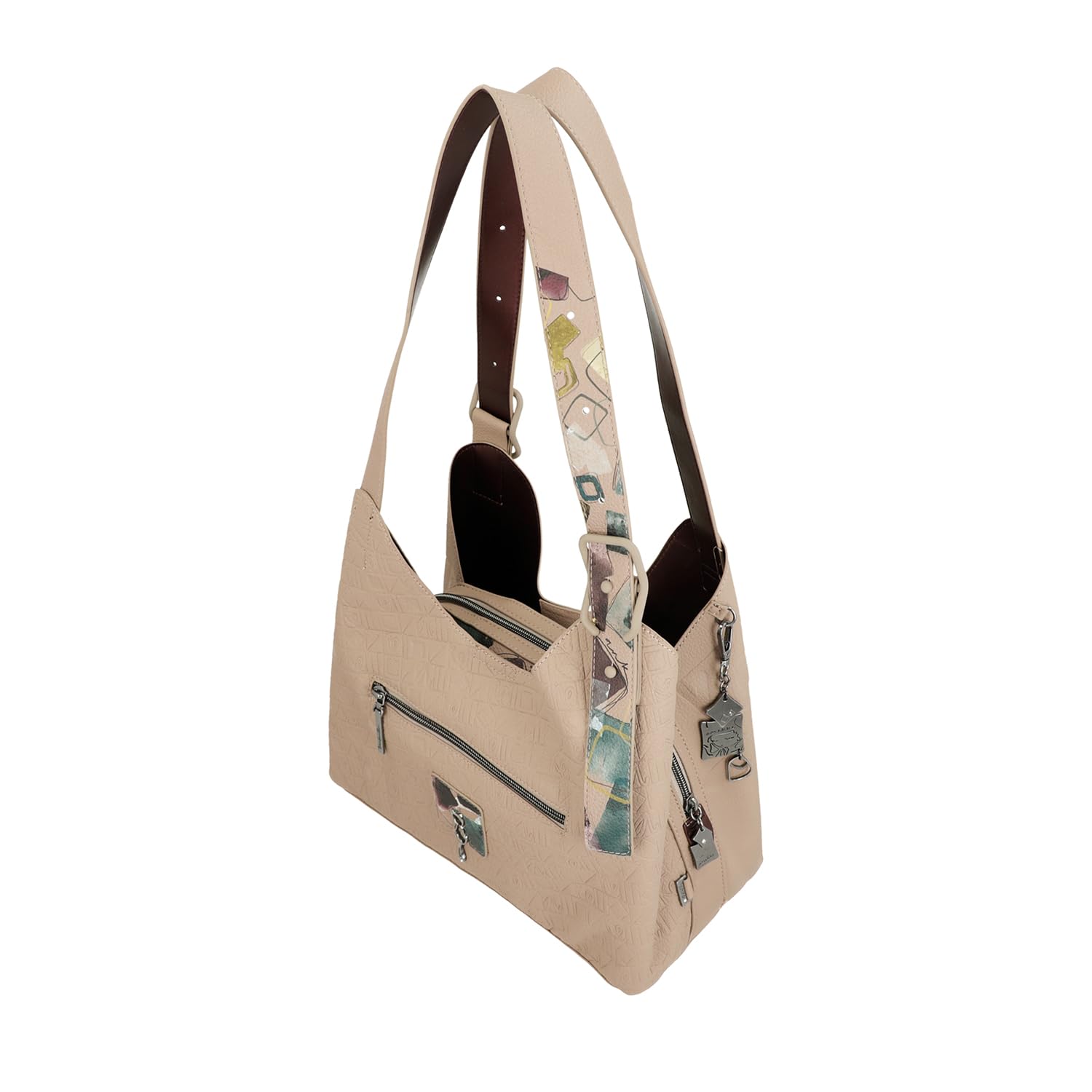Anekke Bolso de Hombro con 2 Asas Colección Evolution |Cierre con Cremallera | Medidas 32x26x16cm
