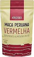 Maca Peruana Vermelha em Pó Premium Gelatinizada 150g - Importada Pura dos Andes, Rica em Antioxidantes para Energia Natural e Vitalidade Hormonal - Krydder