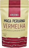 Maca Peruana Vermelha Em Pó Premium - 150G Pura Energia Natural - Gelatinizada - Para Homens e Mulheres - Maca Peruana Importada - Pura Sem Aditivos - Krydder Superalimentos (1)