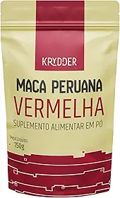 Maca Peruana Vermelha em Pó Premium Gelatinizada 150g - Importada Pura dos Andes, Rica em Antioxidantes para Energia Natural e Vitalidade Hormonal - Krydder