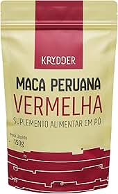 Maca Peruana Vermelha Em Pó Premium - 150G Pura Energia Natural - Gelatinizada - Para Homens e Mulheres - Maca Peruana Importada - Pura Sem Aditivos - Krydder Superalimentos (1)