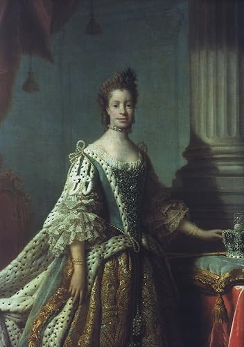 Queen Charlotte (1744-1818) Ncharlotte Sophia de Mecklemburgo-Strelitz Reina consorte del rey Jorge Iii de Gran Bretaña óleo sobre lienzo C1762 Queen Charlotte (1744-1818) Ncharlotte Sophia de Mecklemburgo-Strelitz Reina consorte del rey Jorge Iii de Gran Bretaña óleo sobre lienzo C1762