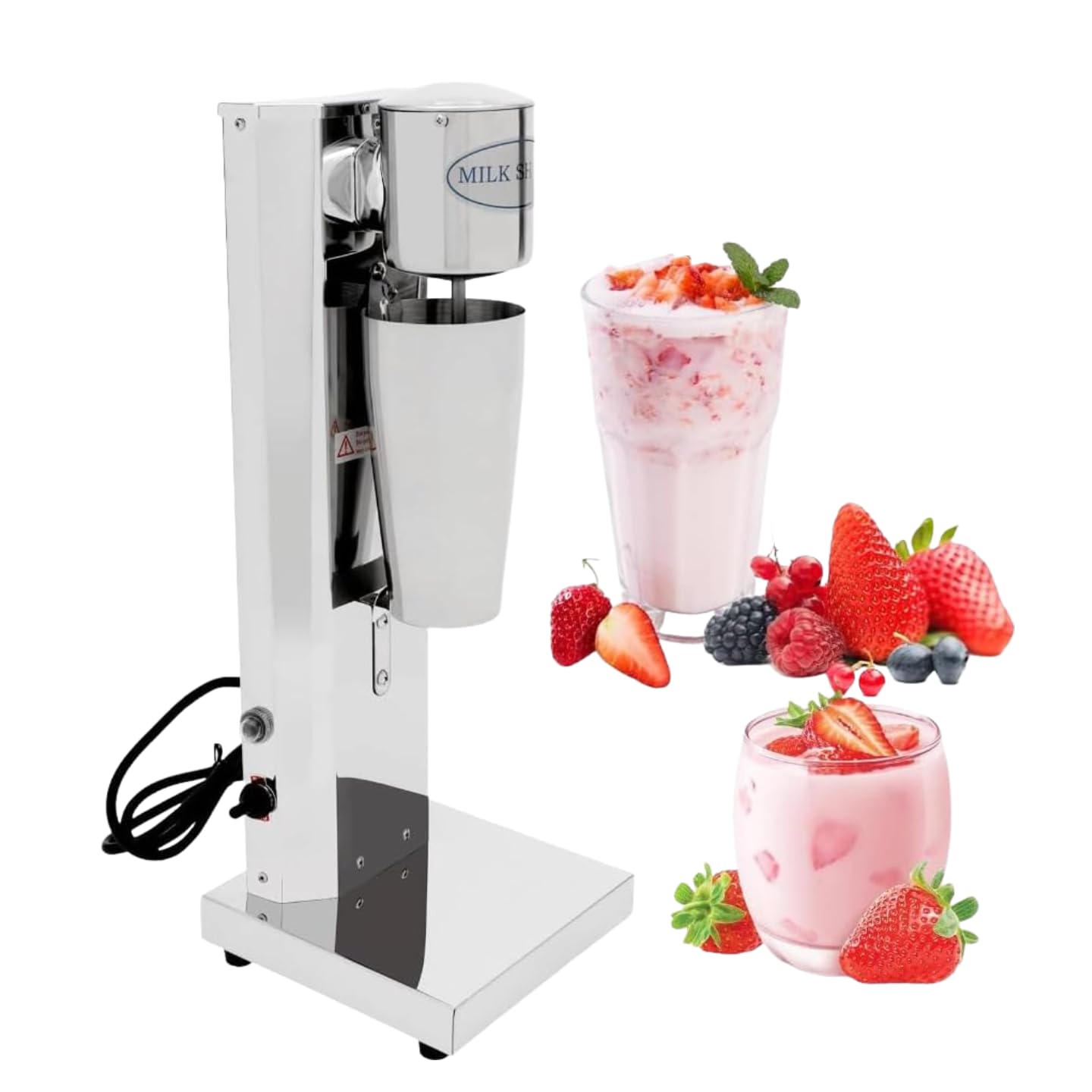 Milkshake - Mélangeur Vertical 650ml, Petit Électroménager 180W pour Shakes et Cocktails Protéinés