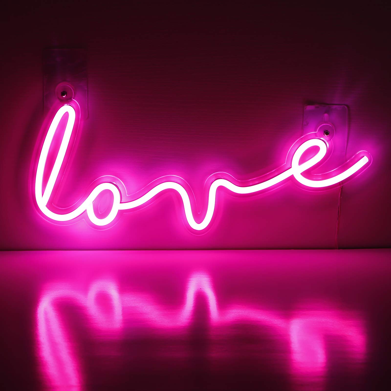 BaiyangLove Neon Sign, Neon Night Lights for Bedroom, Handmade