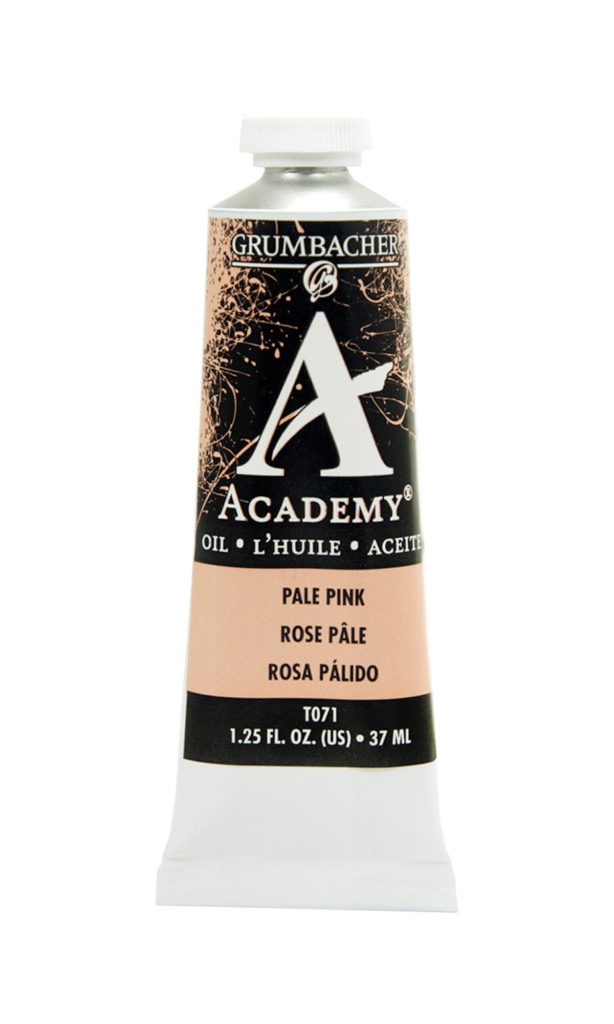 Grumbacher Academy Oil Paint, 37ml/1.25 Ounce, Pale Pink (T071) by Grumbacher