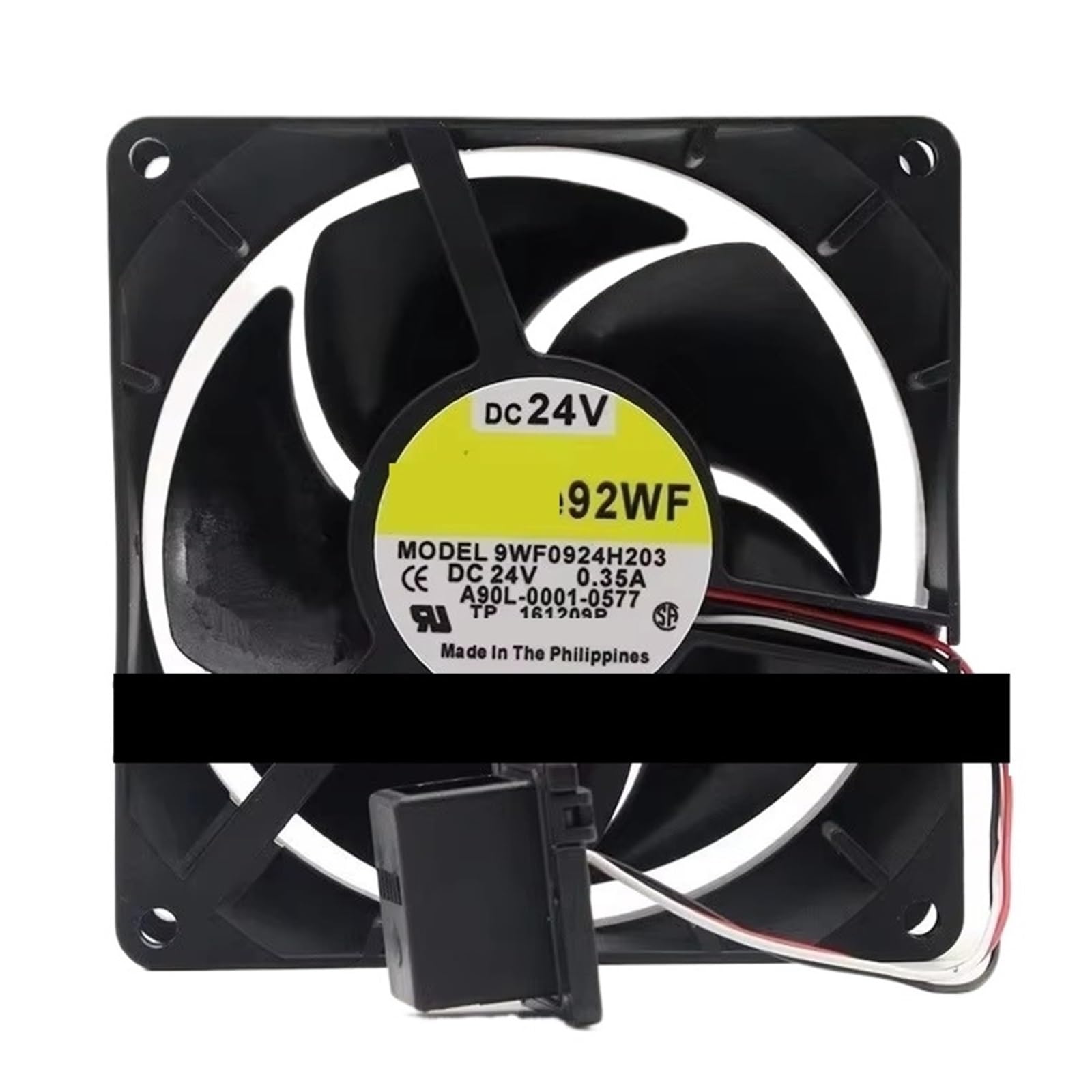 YMUGUEGH 9WF0924H203 24V 0.35A A90L-0001-0577 waterproof cooling Fan