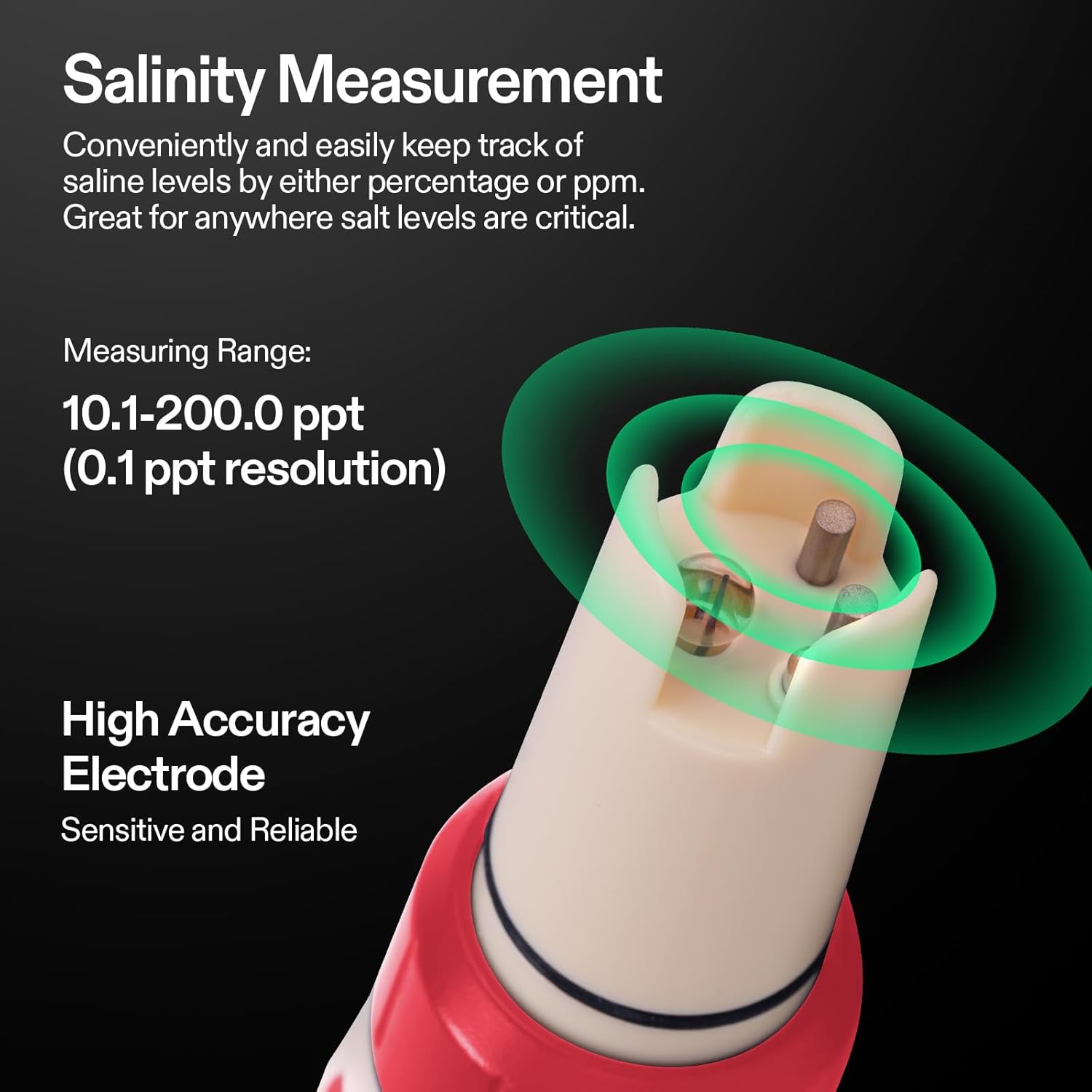 VIVOSUN 4-in-1 Digital pH Meter with pH/TDS/EC/Temp Function, 0-14.0 pH Measurement Range, ±0.1 pH Accuracy Water Quality Tester for Hydroponics, Household Drinking, and Aquarium