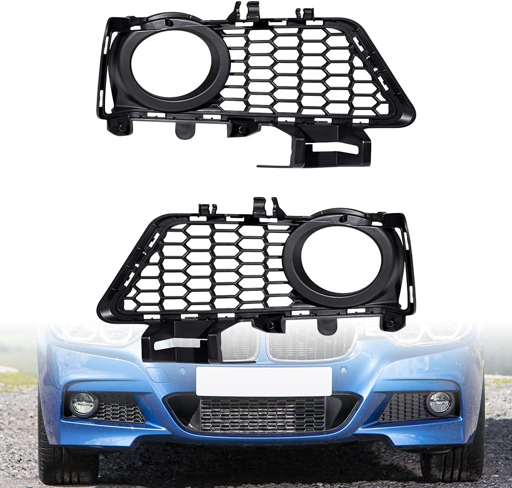 Astra Depot Fog Lamp Cover Compatible with 2012 2013 2014 2015 2016 2017 2018 BMW 3 Series F30 F31 F35