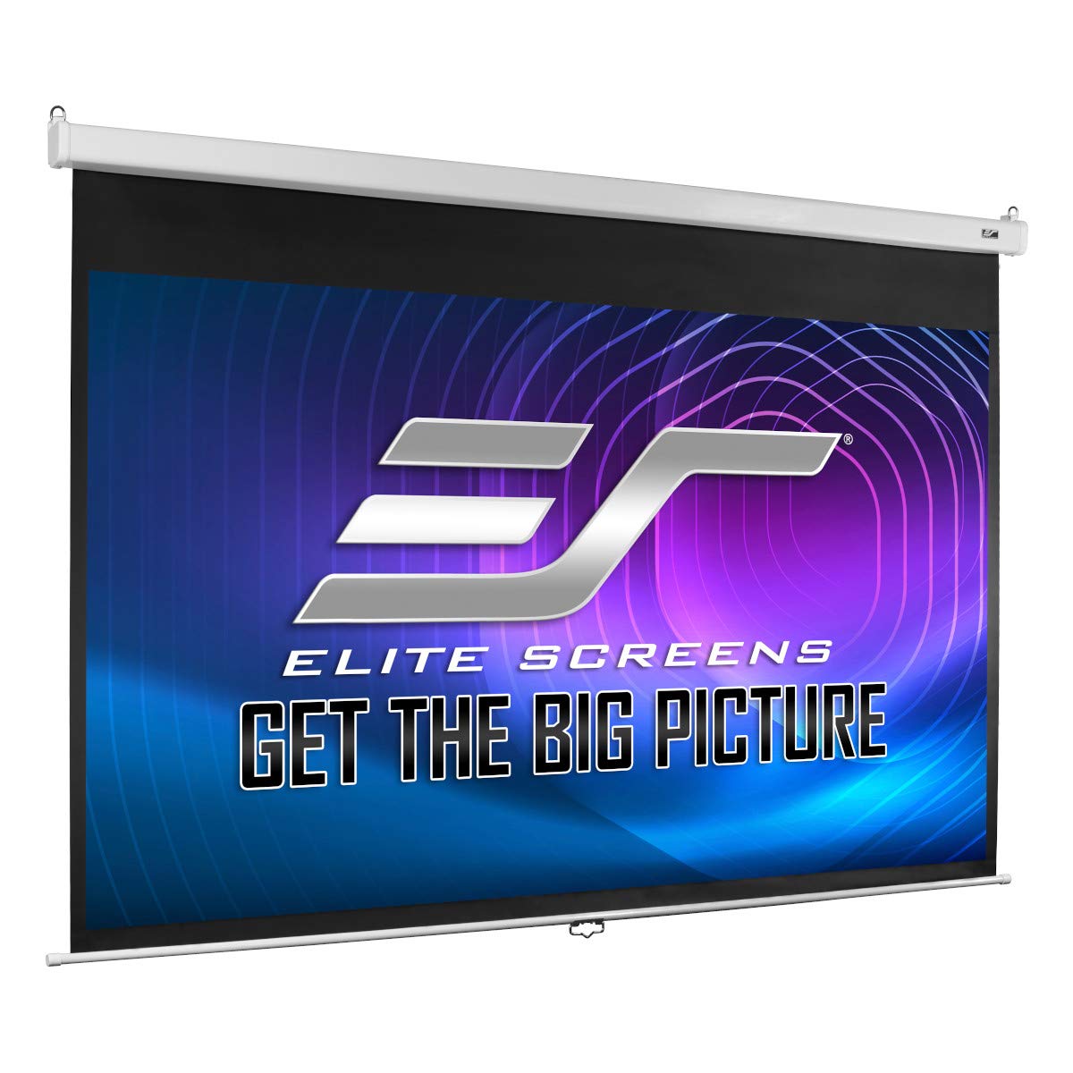 Elite Screens Manual SRM Pro, 84-INCH 16:9, Manual Slow Retract Projector Screen, 8K / 4K Ultra HD 3D Ready, 2-YEAR WARRANTY, M84VSR-PRO