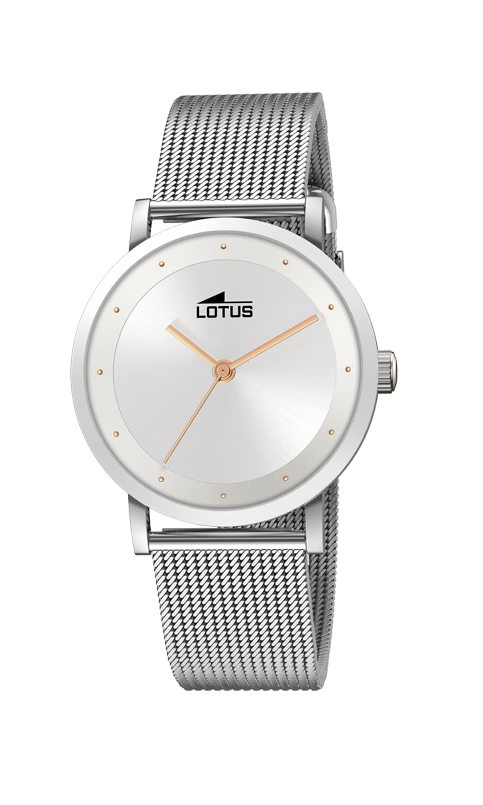 LOTUS Reloj Mujer Analógico de Acero Inoxidable 316l Plateado
