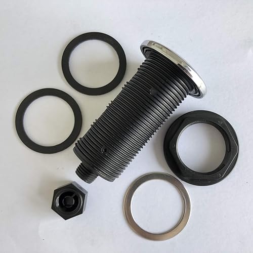 Miniatura 5 de BESTILL Botón de interruptor activado por aire del fregadero con manguera de aire de 5 pies para eliminación de basura, botón de cromo pulido de 3.6