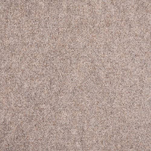 Teppichfliesen 50x50 selbstliegend Schatex Smartline Plus (4 Fliesen = 1m², 2001 Beige)