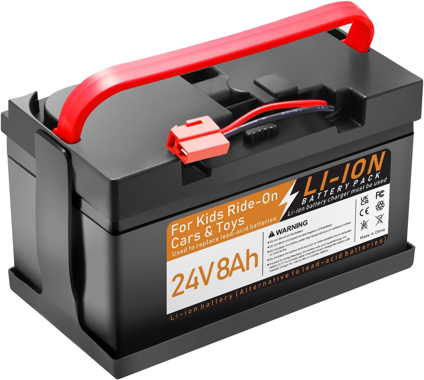 24V 8Ah Li-ion Rechargeable Power Wheels Battery Huffy Torex UTV 24v ride on toys,Replacement Battery Child Kids Ride On Car Compatible
