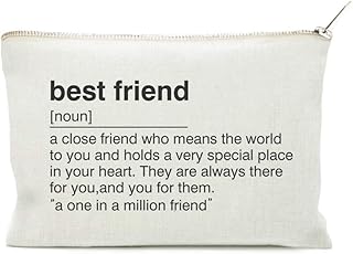 Best Friend Birthday Gift, Best Friend Toiletry Bag, Best Friend Gift Bag, Friend Definition Quote, Cosmetic Bag, Makeup Case, Friend Gift