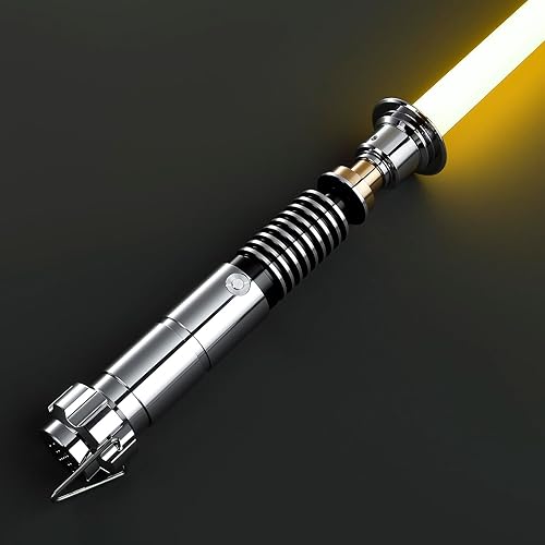 Miniatura 5 de ZIASABERS Sable de luz, sable de luz con sables de luz de empuñadura de metal realistas, sable de duelo pesado con control de movimiento de giro