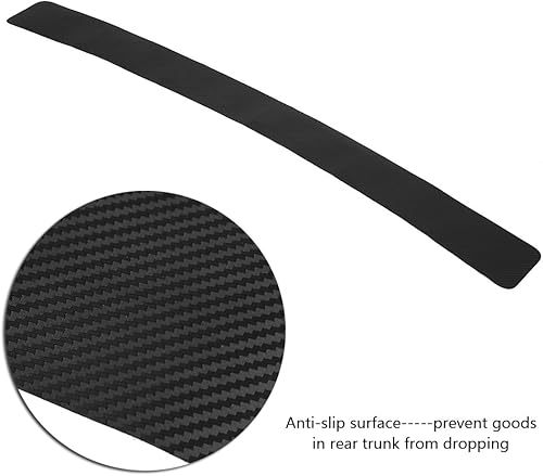 Miniatura 3 de Keenso - Protector adhesivo para parachoques trasero, protector de parachoques trasero autoadhesivo, tira protectora para umbral de puerta trasera