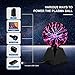Gresus Novelty Toy 6 Inch Magic Plasma Ball - Touch & Sound Sensitive Interactive USB Powered Plasma Nebula Sphere Globe, Science Educational Gift for Decorations/Parties/Bedroom