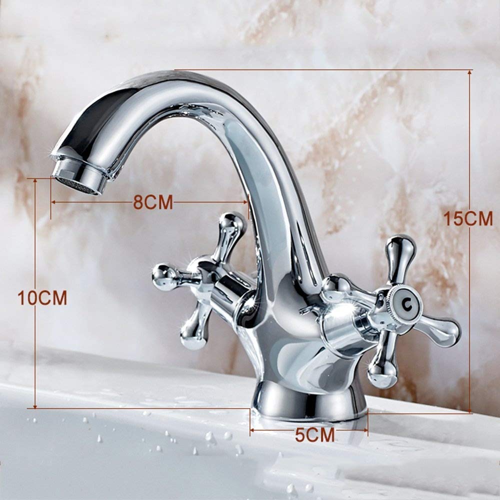 Amazon | モダンな真鍮クロムメッキ蛇口継手バス洗面台蛇口2ハンドル Amazon | モダンな真鍮クロムメッキ蛇口継手バス洗面台蛇口2ハンドル