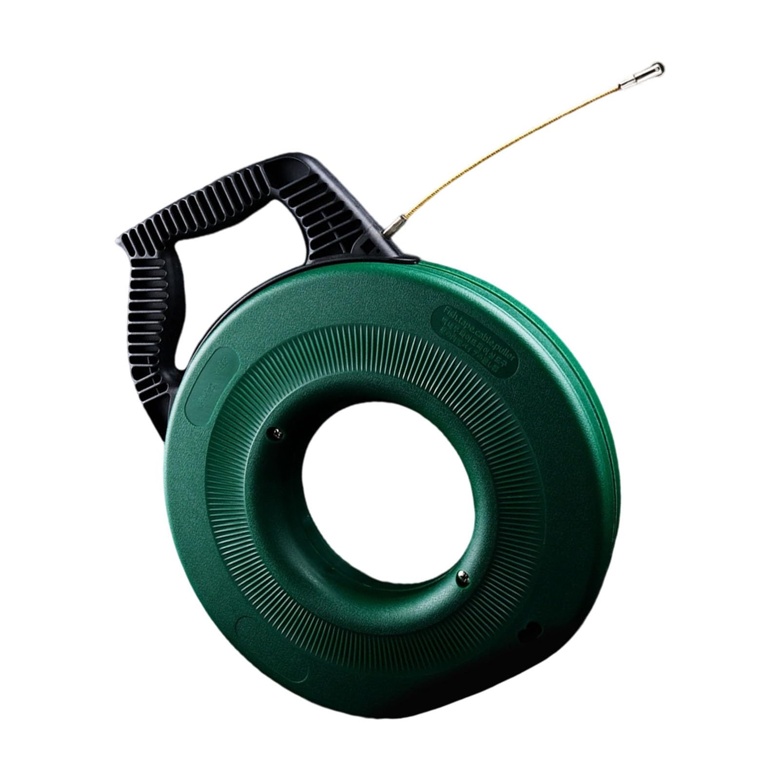 Cinta de pescado de alambre de acero de 50 m para electricista, herramienta profesional de electricista para cableado eléctrico, extractor de conductos ABS con núcleos de acero