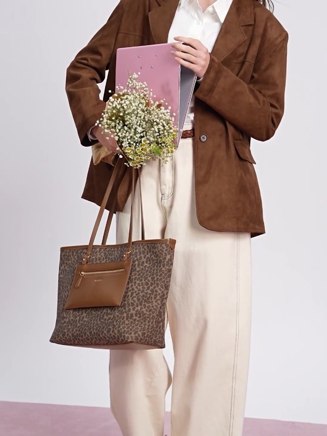 totebag PU Leather HoboTote Large Convertible Shoulder Purse miniatura 7