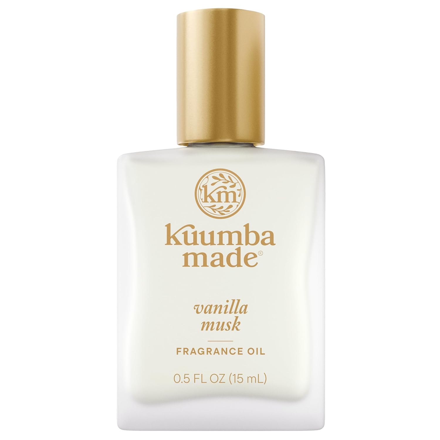 Kuumba Made Vanilla Musk Fragrance Oil, Long-Lasting Scented Oil Perfume Roller, Vegan, Alcohol-Free, 0.5 oz