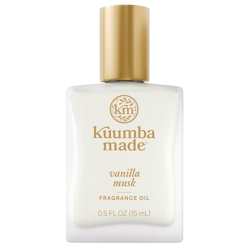 Óleo de fragrância Kuumba Made Vanilla Musk em roll-on, sem álcool, 15 mL