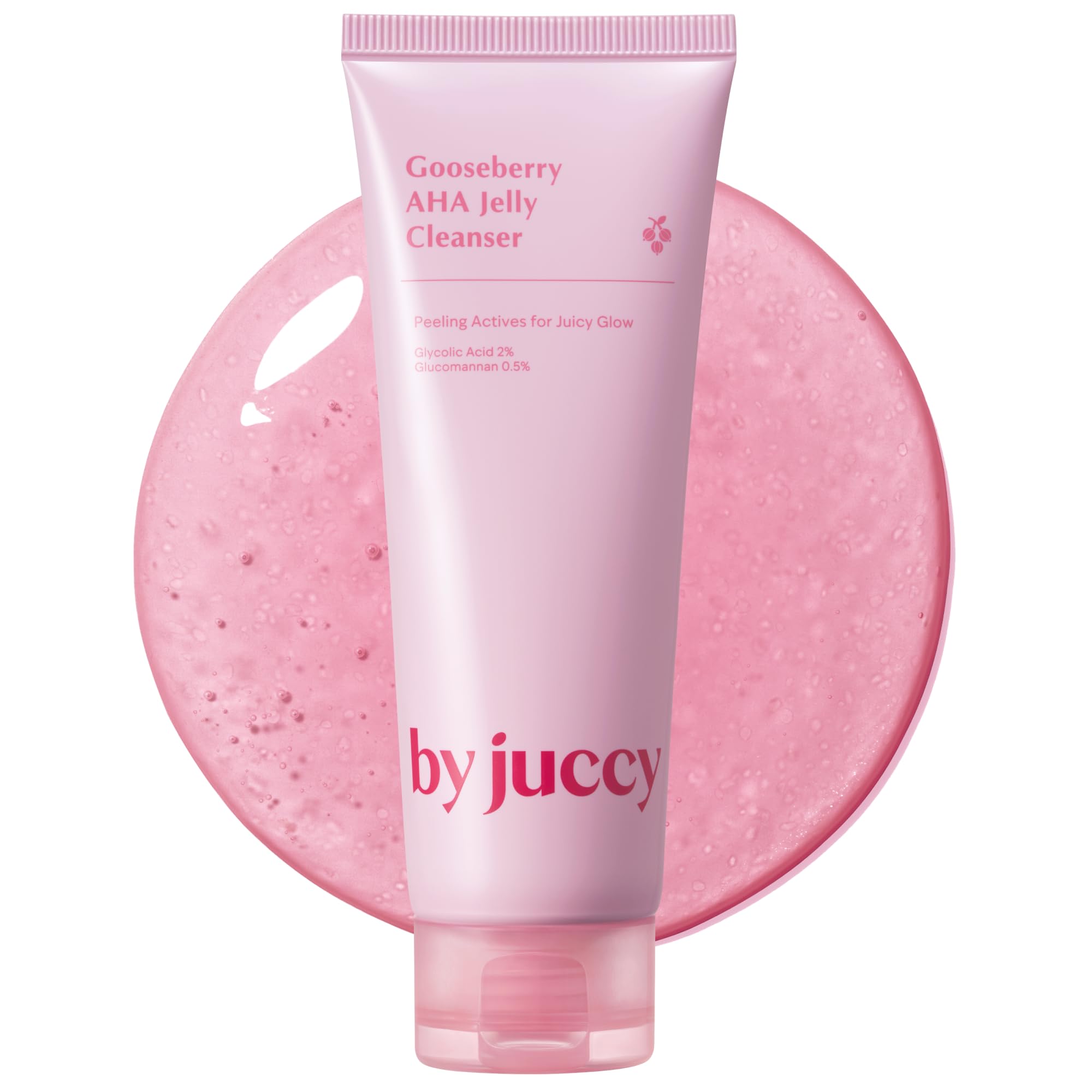 BYJUCCY Gooseberry AHA Jelly Cleanser | Gentle & Hydrating | Low PH | Glycolic Acid, Indian Gooseberry, Sea Buckthorn | Exfoliates Dead Skin Cells |