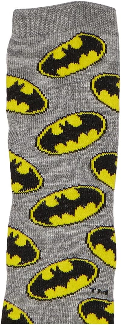 BATMAN Boys Bat Signal 3 Pack Crew Socks