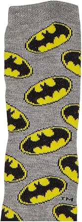 BATMAN Boys Bat Signal 3 Pack Crew Socks