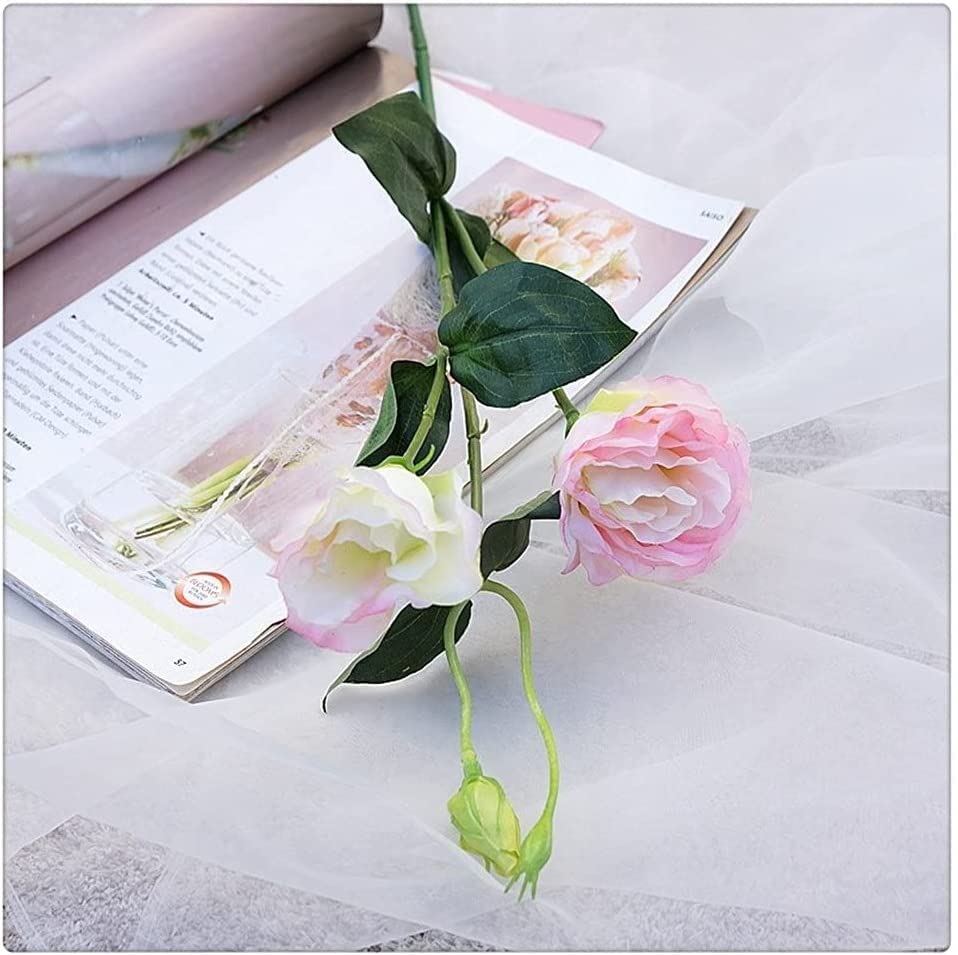 Artificial Flowers,Artificial Flowers Realistic White Platy codon Rayon Home Table Decoration Photography Floral Supplies Garden (Color : Style 1) (Style 5)