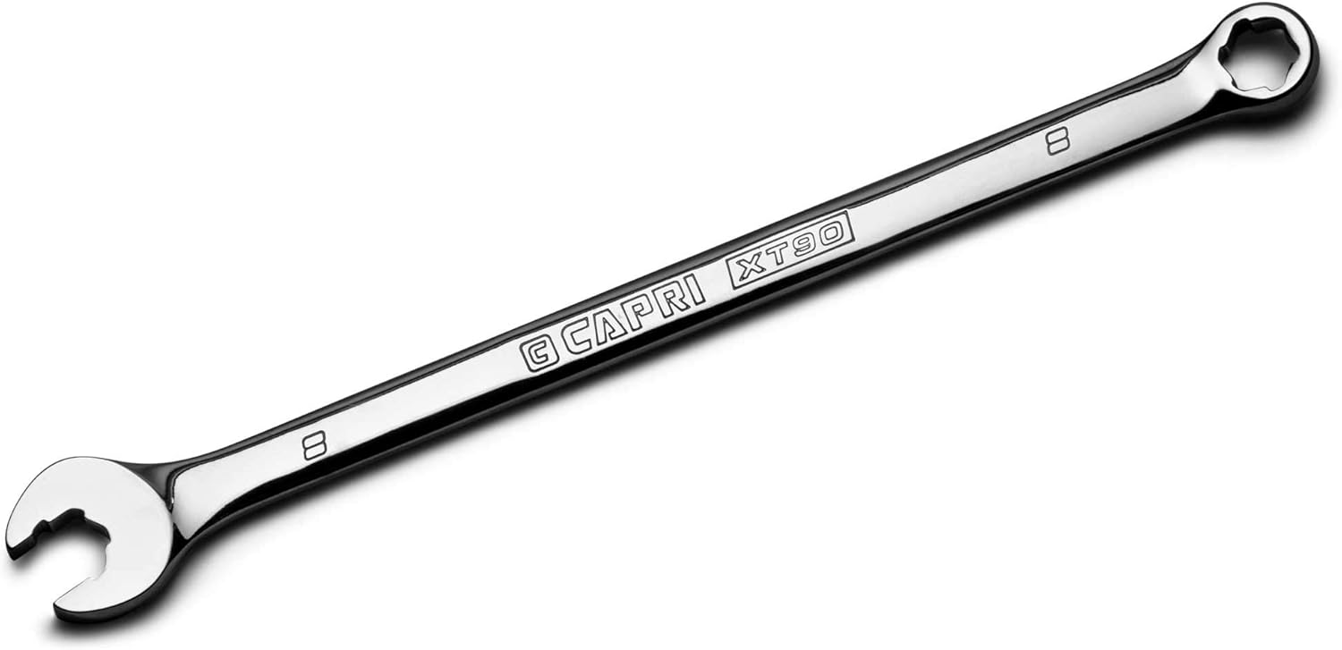 Capri Tools 14 mm WaveDrive Pro Combination Wrench for Regular and Rounded Bolts