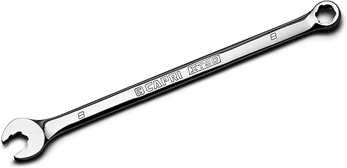 Capri Tools 8 mm WaveDrive Pro Juego de llaves combinadas para pernos regulares y redondeados