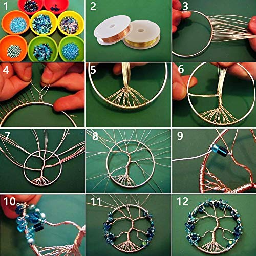Jewelry Wire for Jewelry Making Jewelry Beading Wire for Jewelry Making Supplies 9 Pack (26 Gauge)