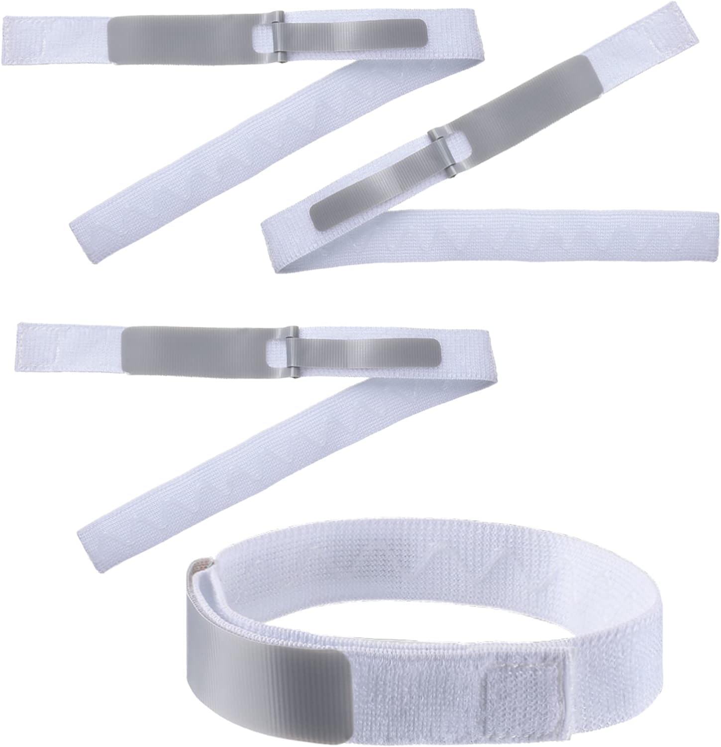 Nuanchu Foley Catheter Holder Urinary Legband Holder Catheter Tube Holder Anti Slip Anti Irritation Silicone Grip (Gray)