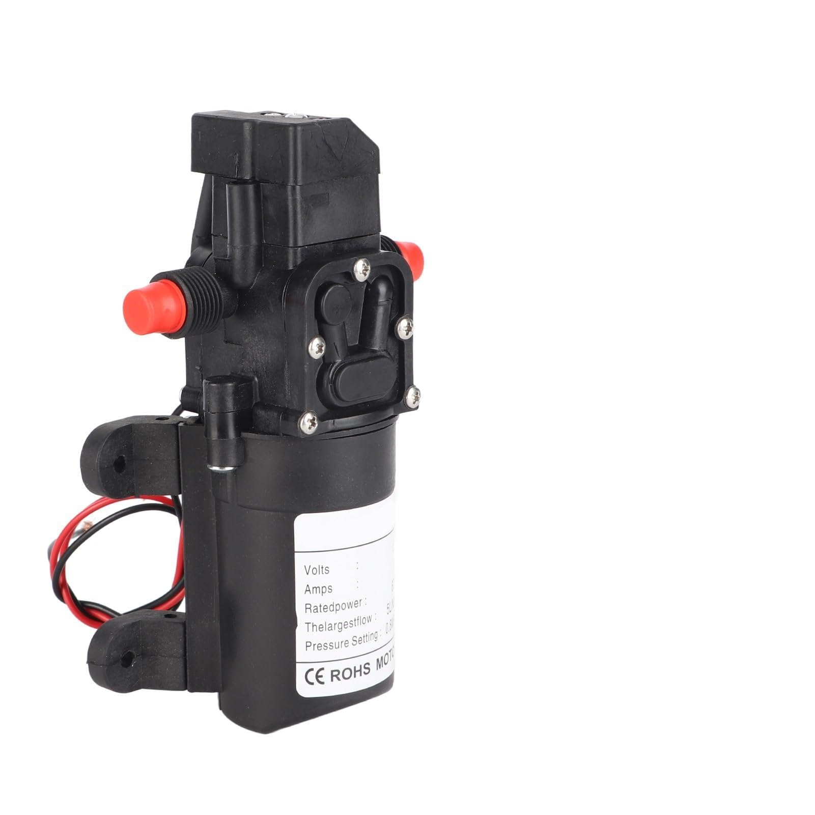 Self Priming DC 12V 60W High Pressure 116Psi Self Priming Caravan Cam Boat