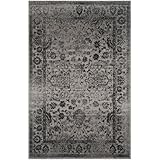 SAFAVIEH Adirondack Collection 10' x 14' Grey/Black ADR109B Oriental Distressed Non-Shedding Living