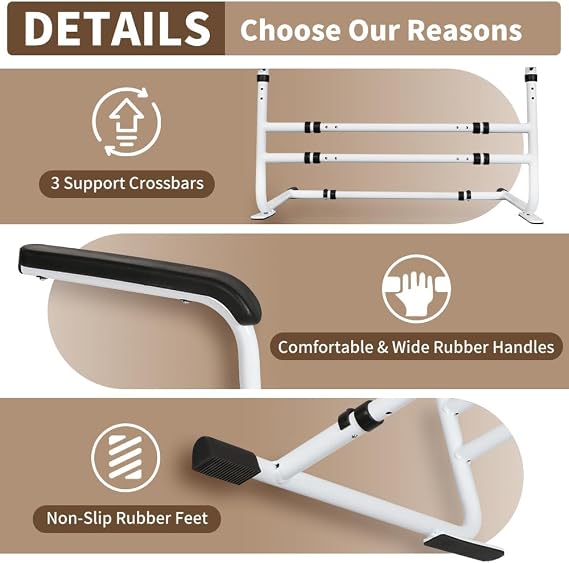 SMONTER Couch Stand Assist-Chair Lift Assist Aid for Elderly Sit to Stand Daily Safety Mobility Support Handle Rails Aid, Height & Width Adjustable, for Couch Sofa Chair Toilet Bed 450lbs Capacity