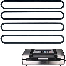 4 Pack Foam Replacement Gaskets compatible with Deluxe Food VS-12 Vacuum Sealer,Replacement Gaskets for Deluxe Food VS-12 Vacuum Sealer 13.5 * 1.76 * 0.36