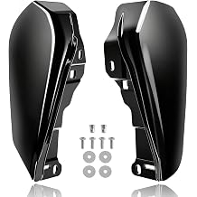 Mid Frame Air Deflector Heat Shields for Harley Harley Touring CVO Street/Road Glide 2023-2026, for 2024-2026 FLHX FLTRX FLTRXSTSE for 2025 Later FLHXU Black