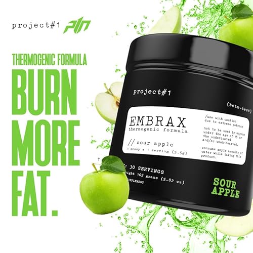 Project #1 Embrax: Thermogenic Preworkout Fat Burner Powder - Best Belly Fat Burner For Women & Men, L-Carnitine Supplement For Weight Loss thumb #3