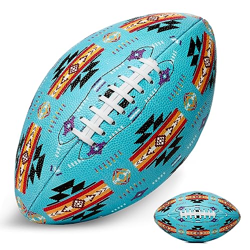 Football in USA, Hand Sewn Youth Size Ball, Textured Grip, Suitable for Children and Teenagers to Practice, Play and Play, Indoor and Outdoor All Day Long -8
