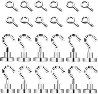 Magnetic Hooks Heavy Duty Earth Magnets With Hook For Refrigerator For Extra Strong Cruise Hook For Hanging Curtain (Sil Extra Strong Magnetic Hooks For Refrigerator Cruise Cabins Heavy Duty For Pot