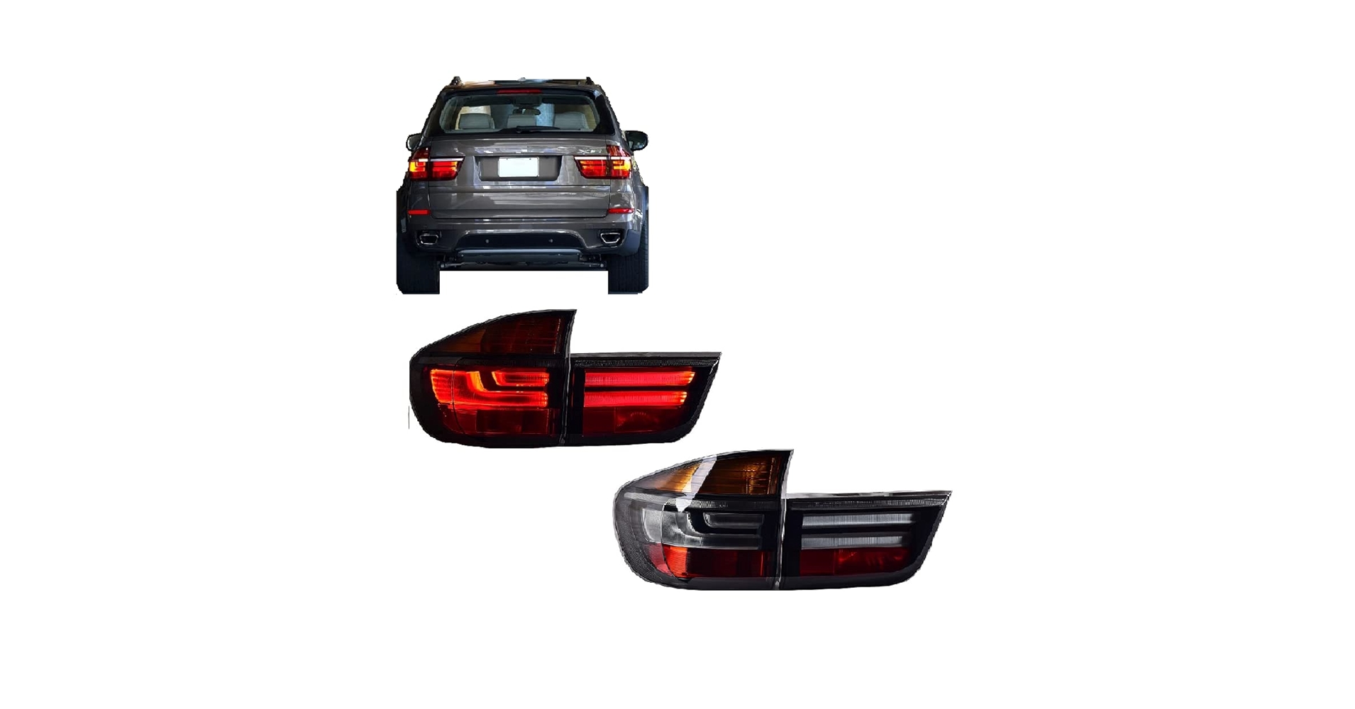 N&B LED Tail Lights Assembly Compatible fit for 2007 - 2013
